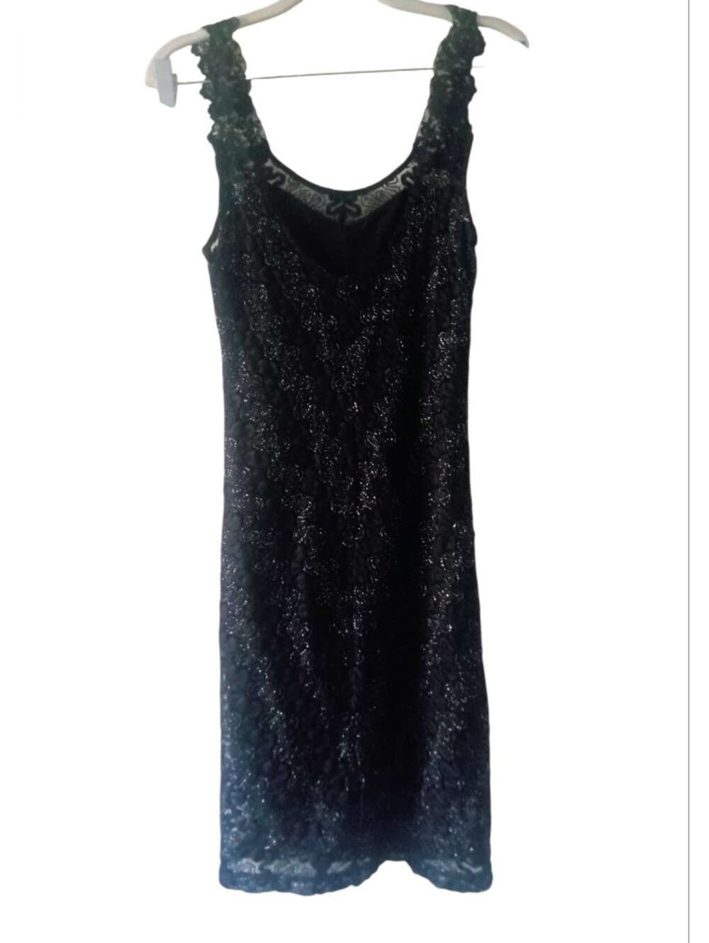 Free People Foiled Again Sheer Black Lace Bodycon Dress Size S Great Condition - Picture 3 of 6